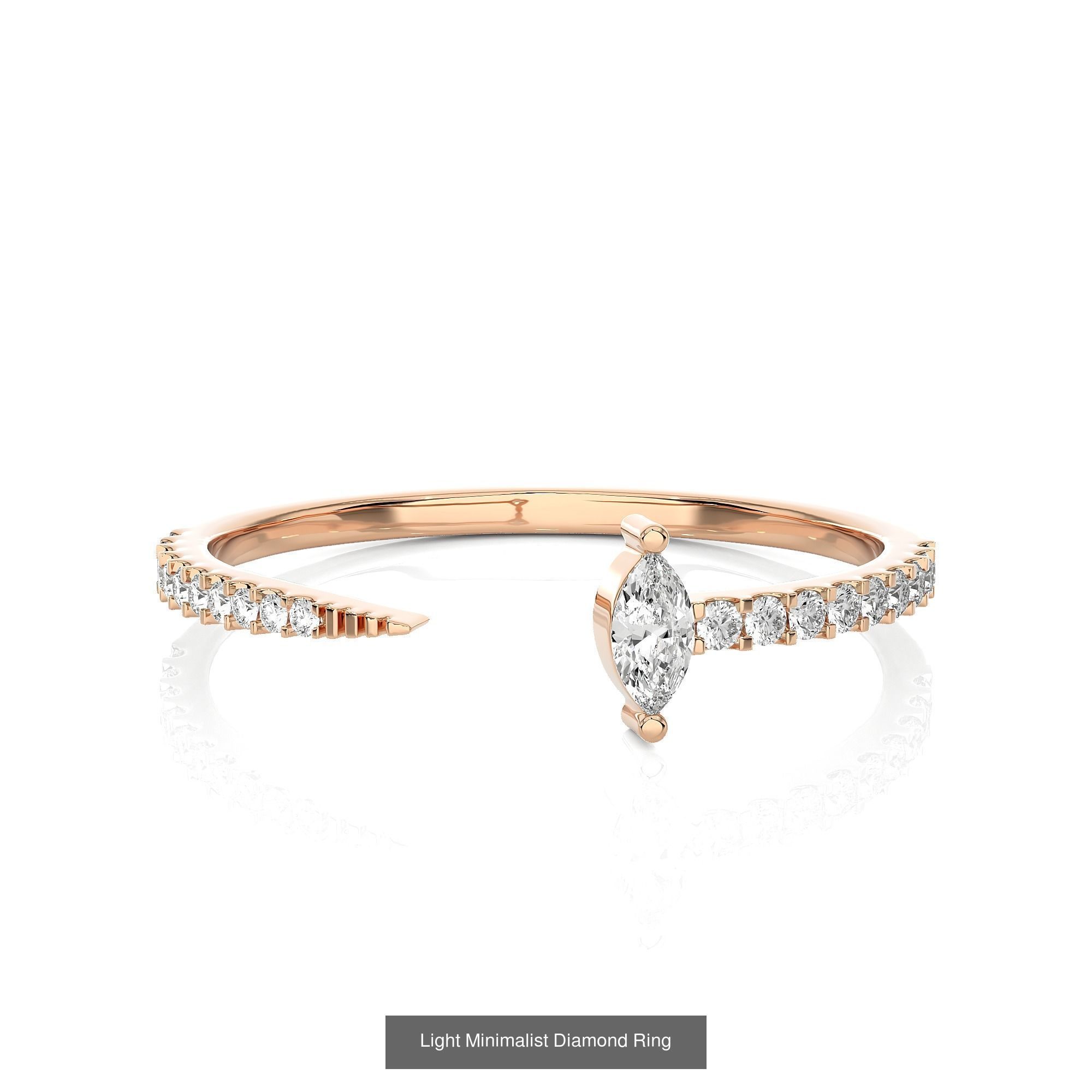 299 Light Minimalist Diamond Rings Collection _117