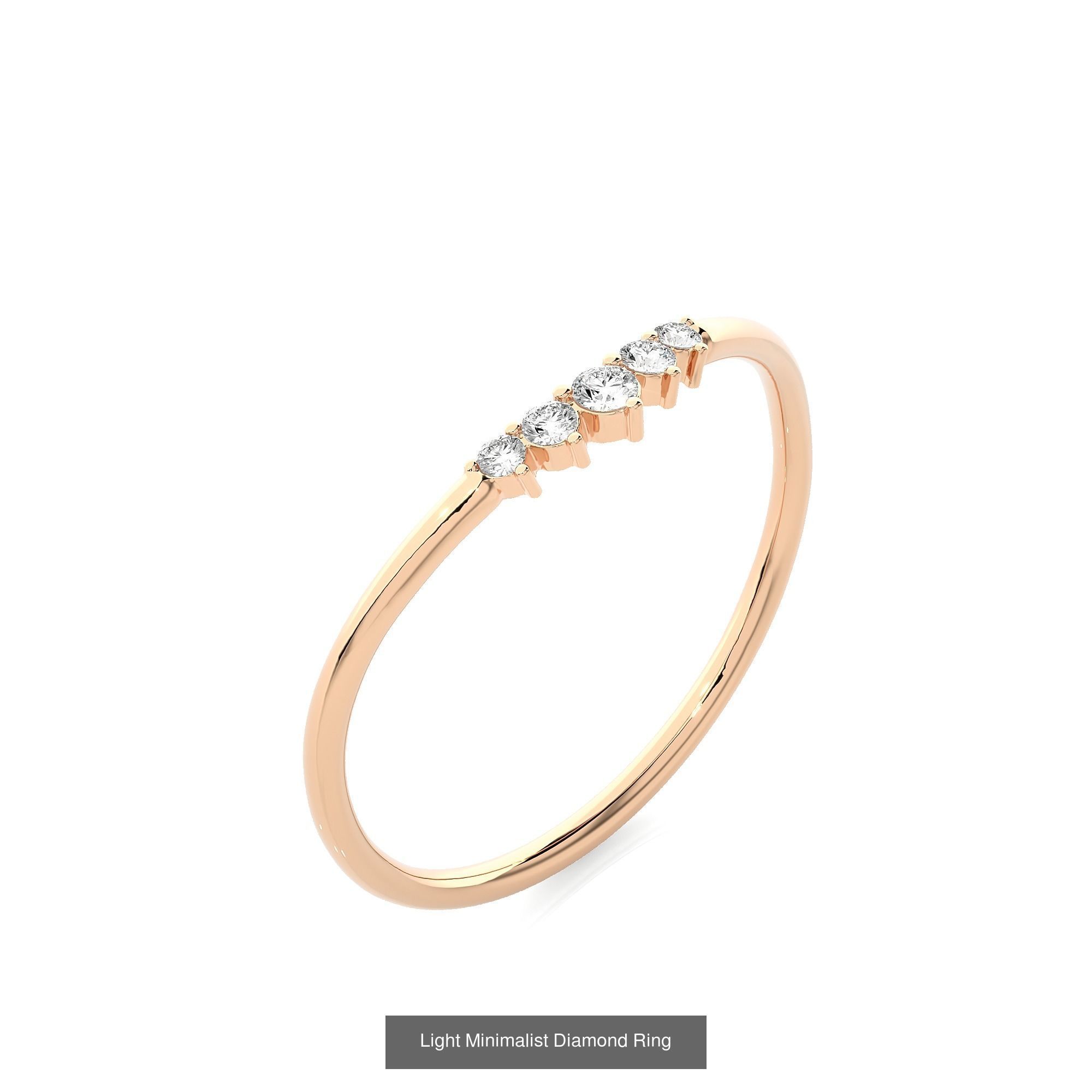 299 Light Minimalist Diamond Rings Collection _94