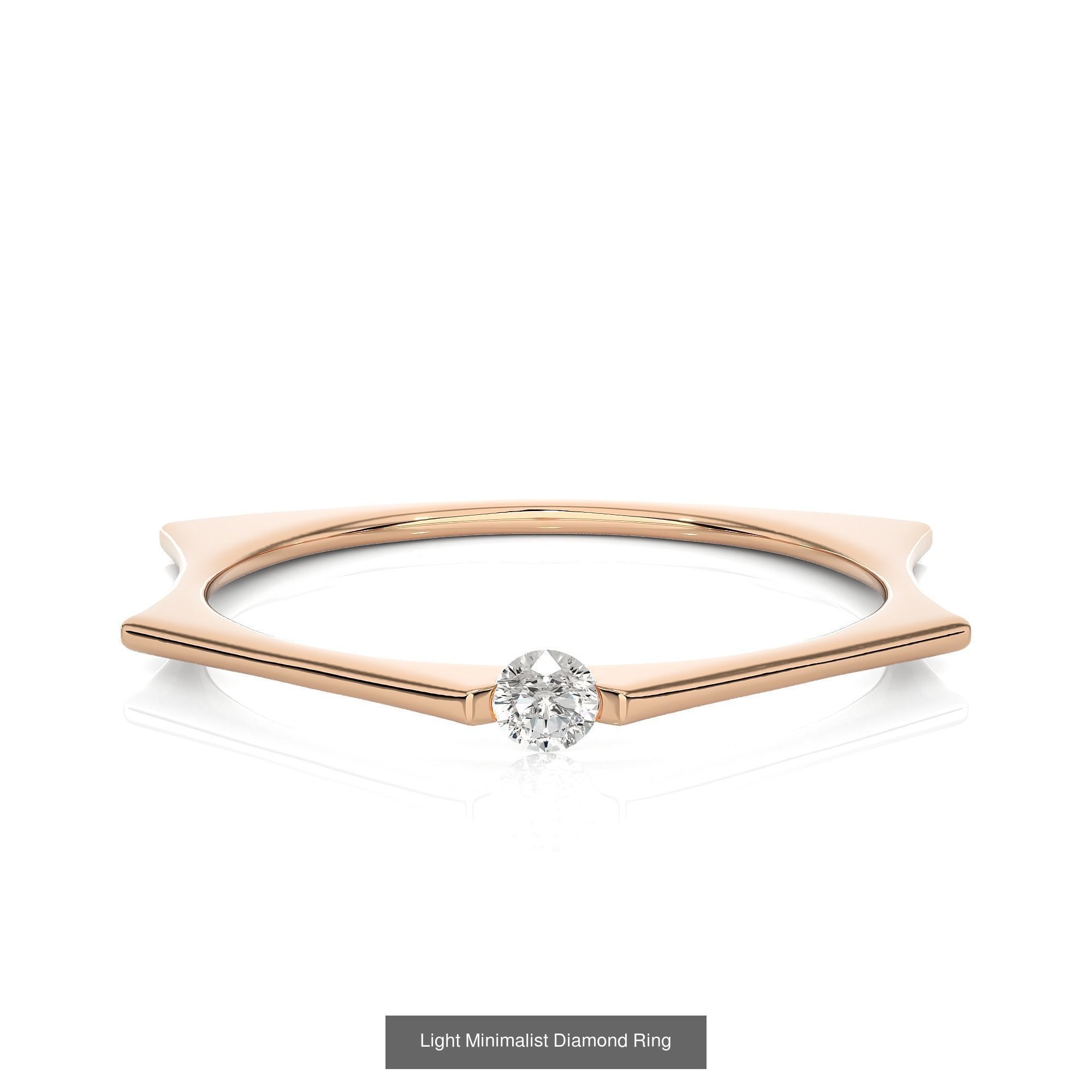 299 Light Minimalist Diamond Rings Collection _106