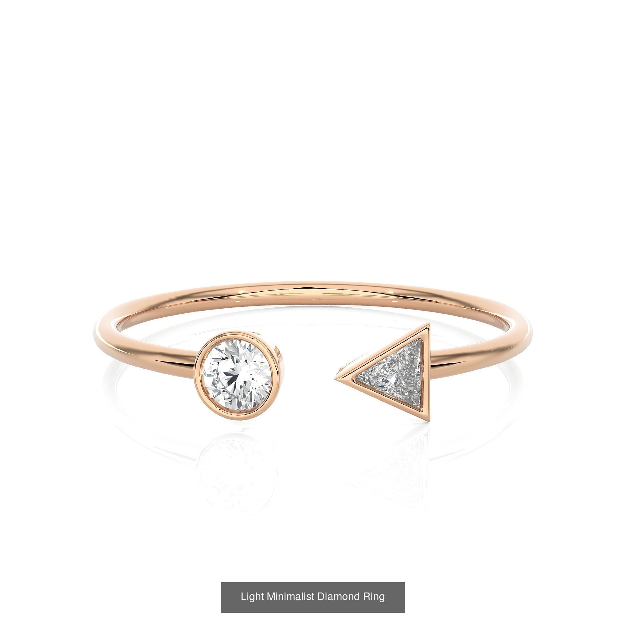 299 Light Minimalist Diamond Rings Collection _104