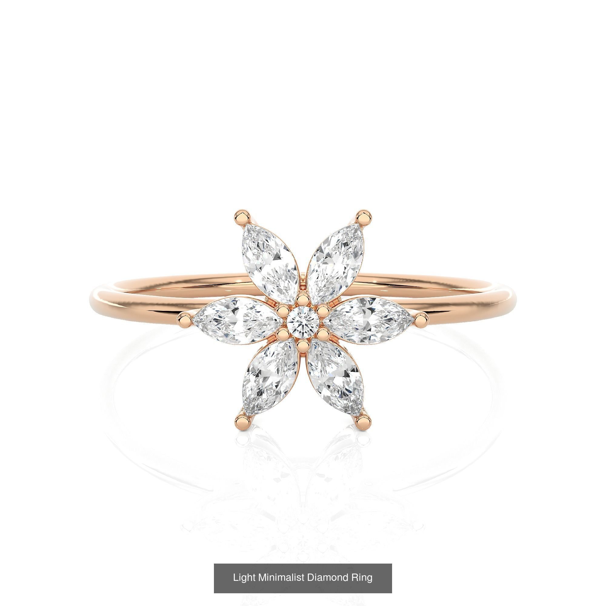 299 Light Minimalist Diamond Rings Collection _66