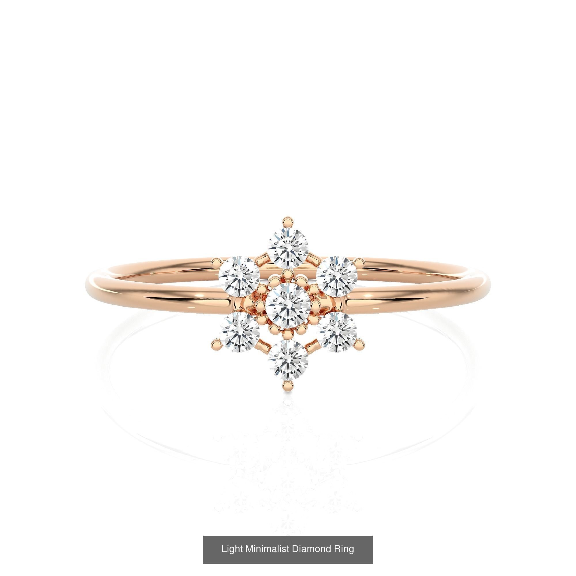 299 Light Minimalist Diamond Rings Collection _89