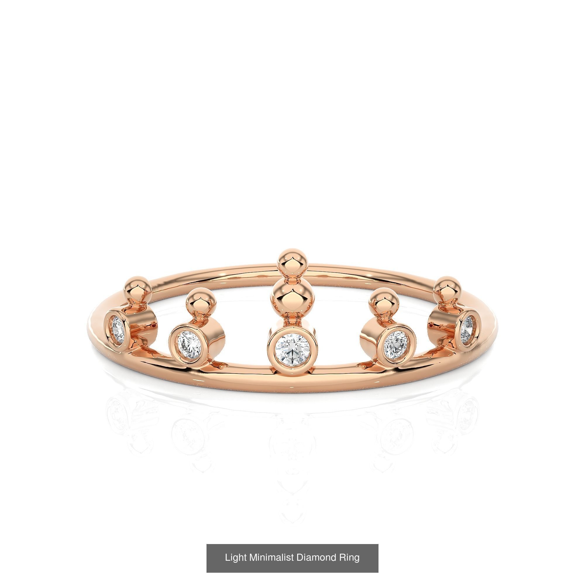 299 Light Minimalist Diamond Rings Collection _129