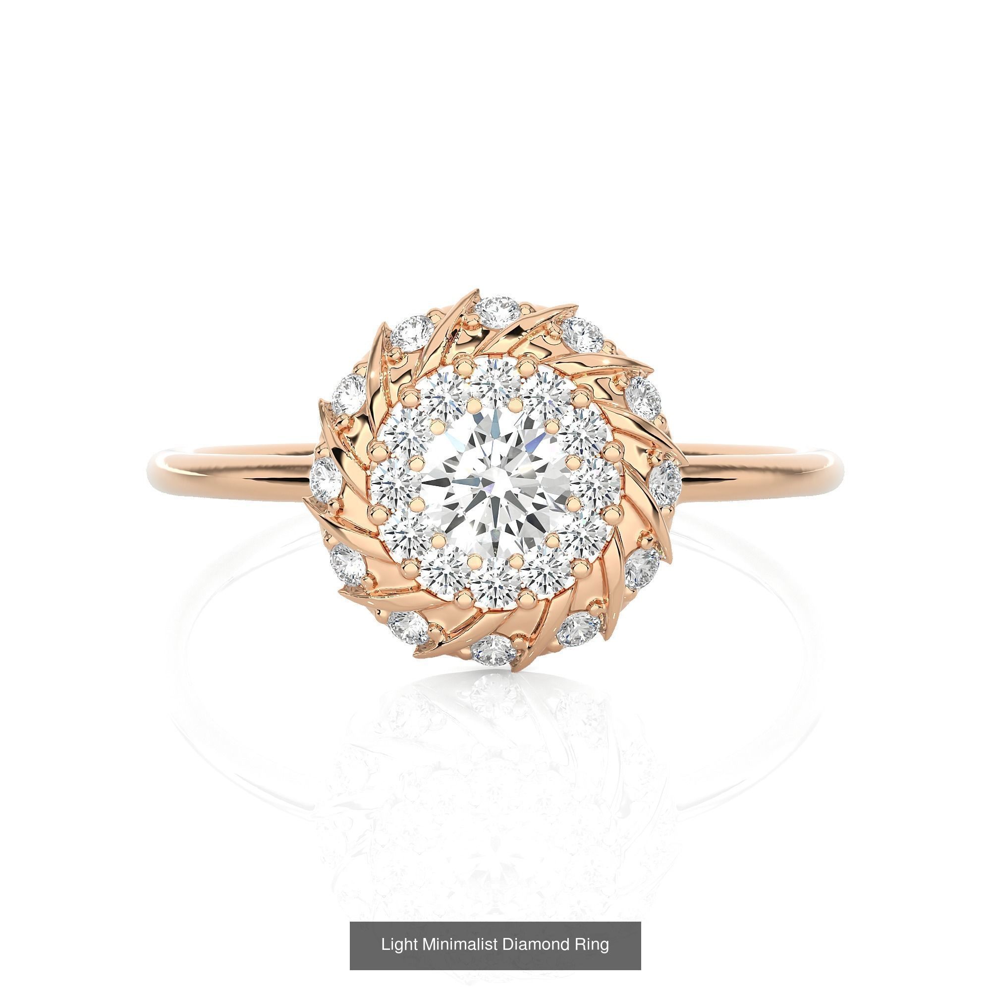 299 Light Minimalist Diamond Rings Collection _109