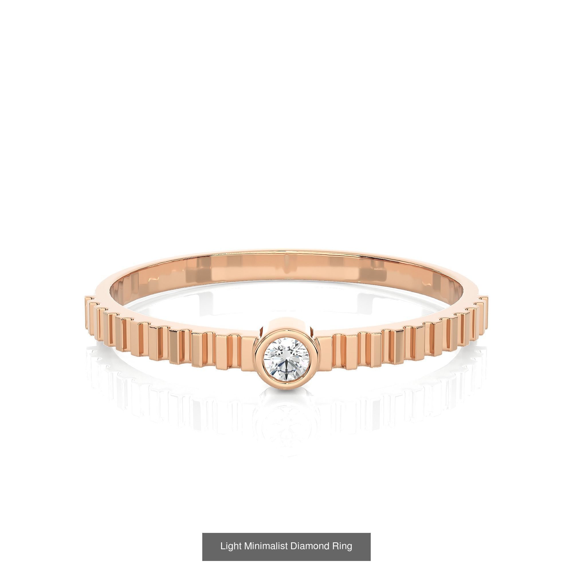 299 Light Minimalist Diamond Rings Collection _134