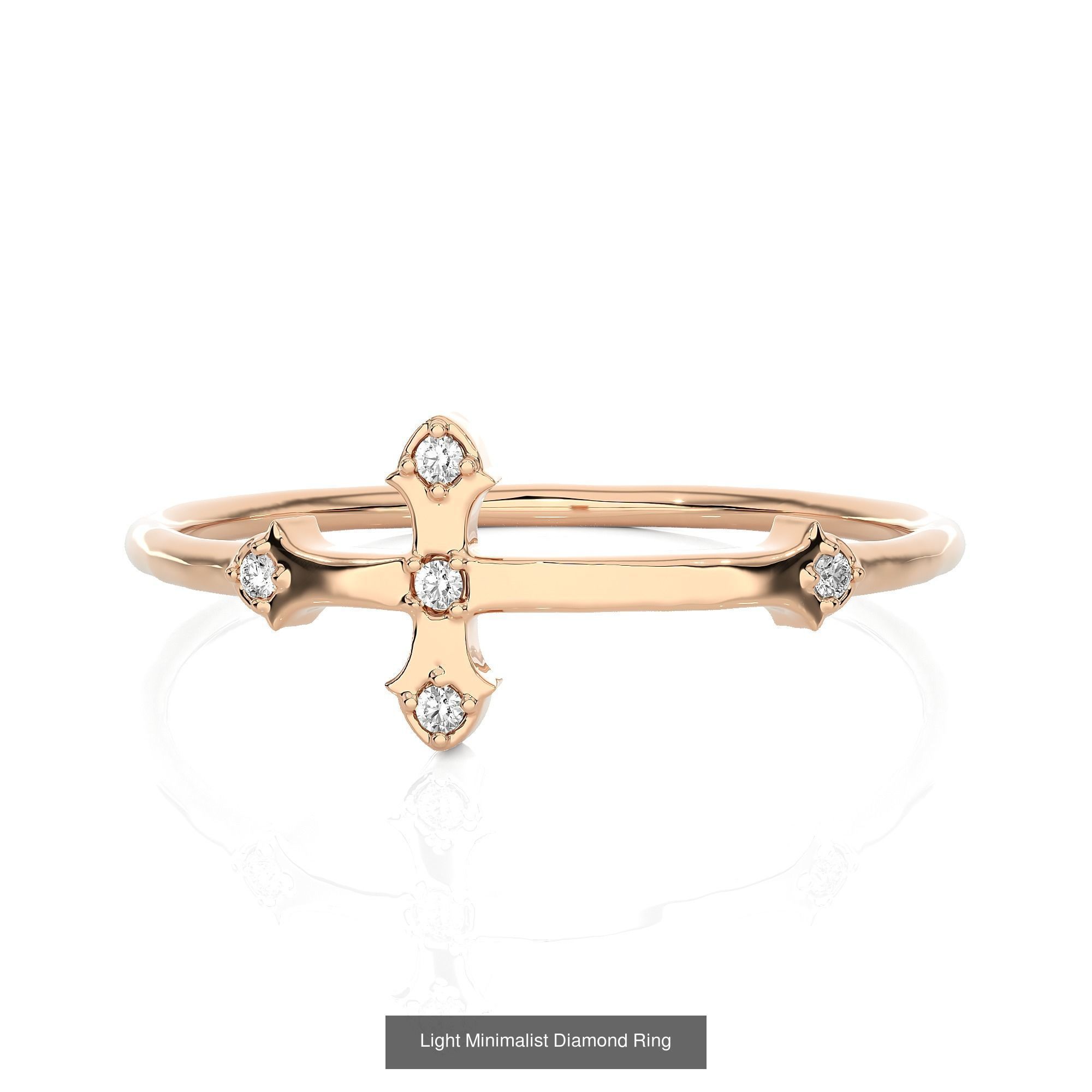 299 Light Minimalist Diamond Rings Collection _113