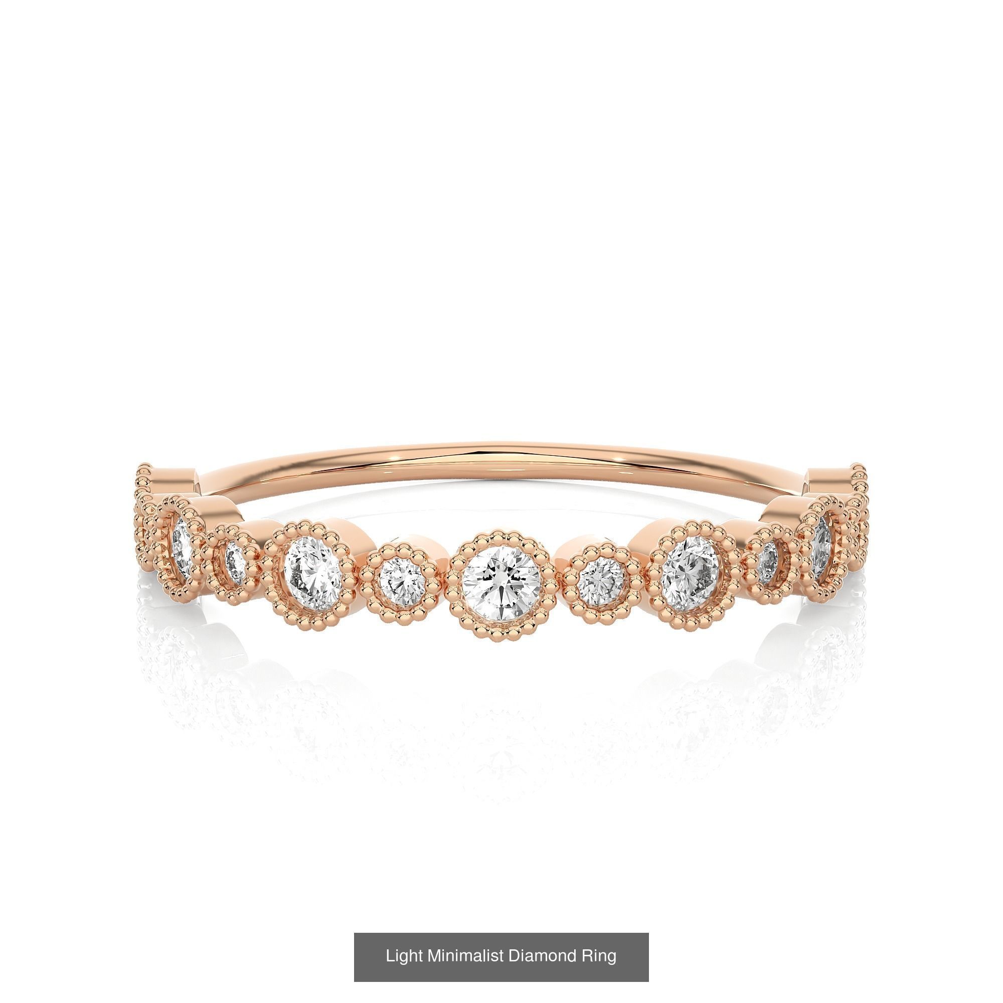 299 Light Minimalist Diamond Rings Collection _155