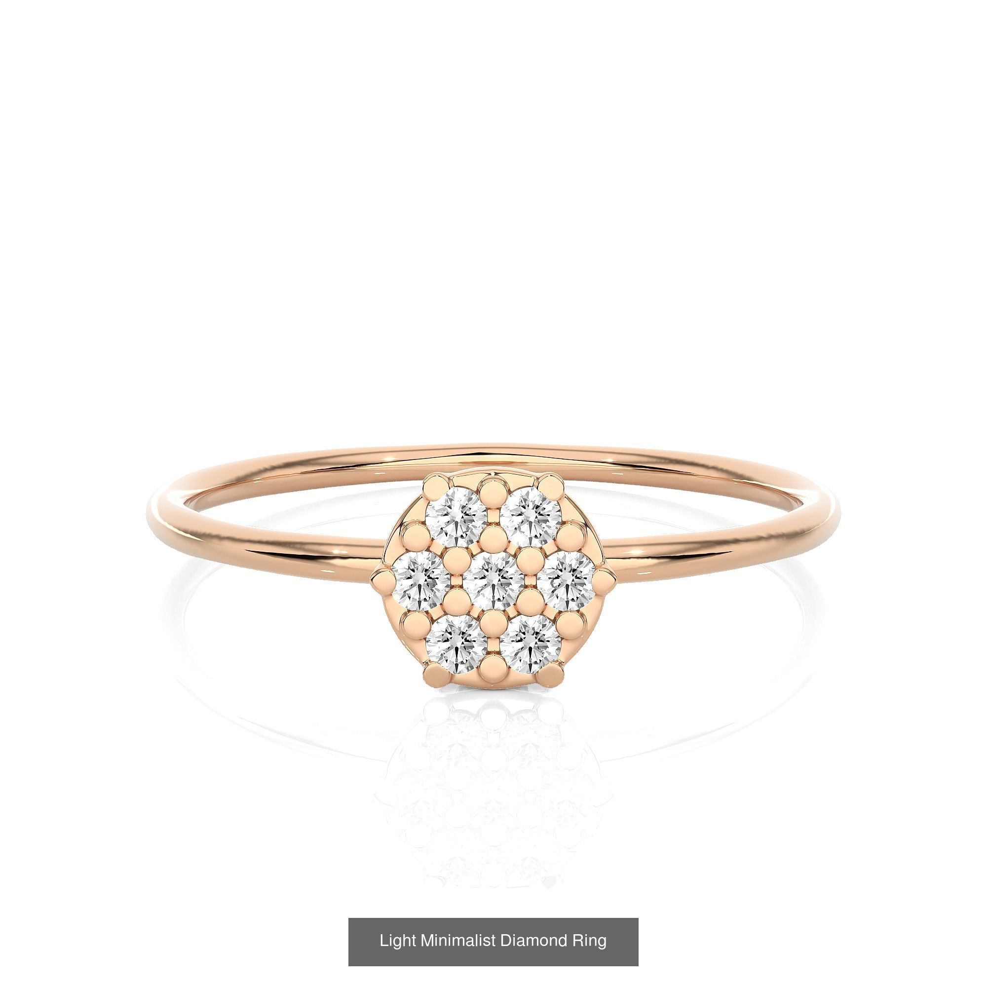 299 Light Minimalist Diamond Rings Collection _195