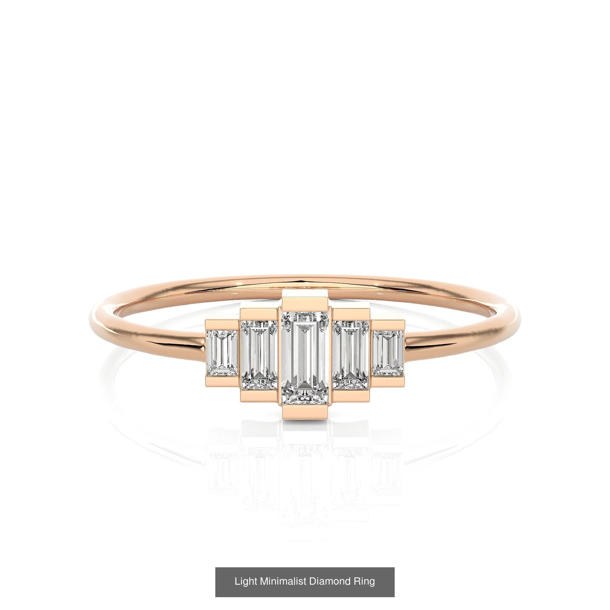 299 Light Minimalist Diamond Rings Collection _154