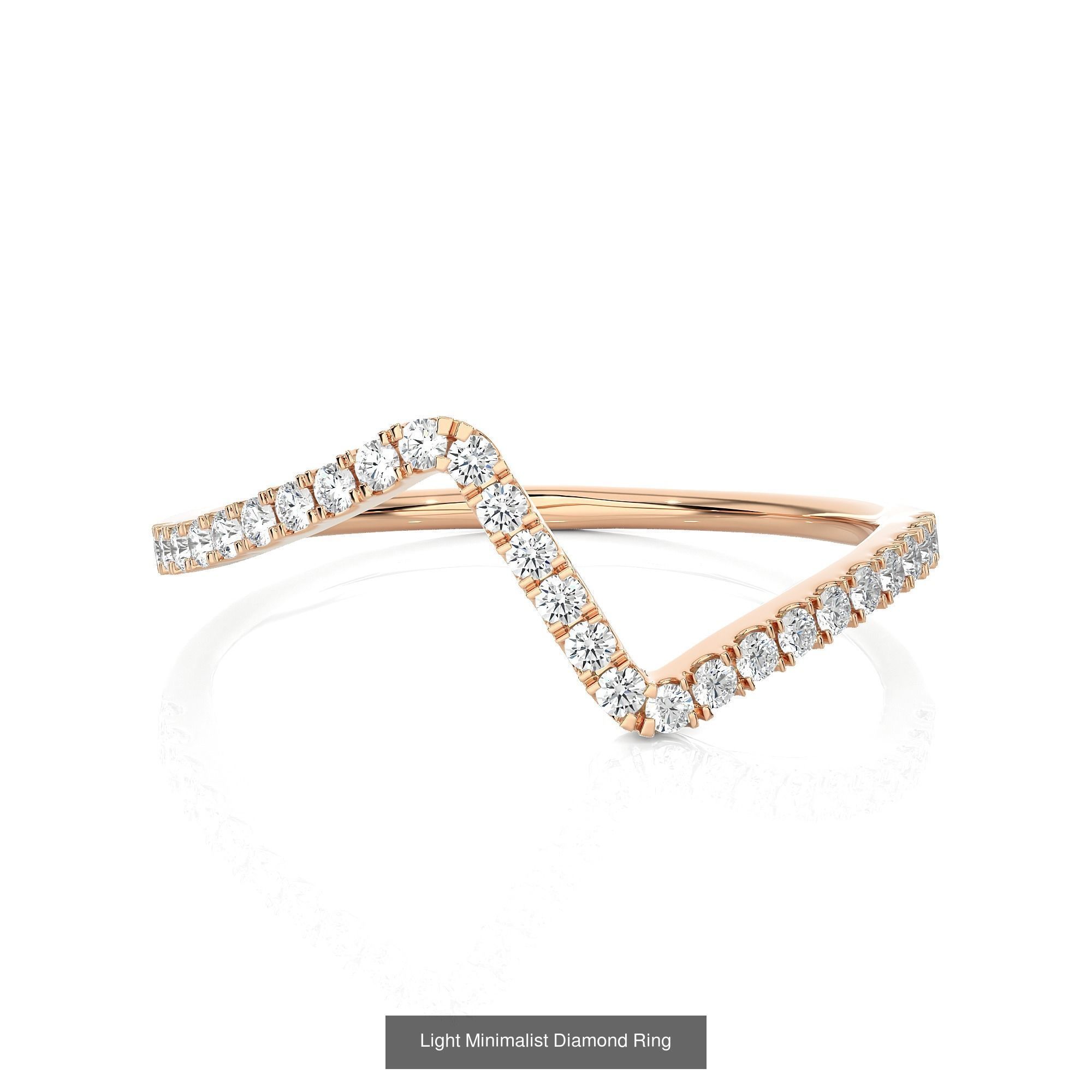 299 Light Minimalist Diamond Rings Collection _209