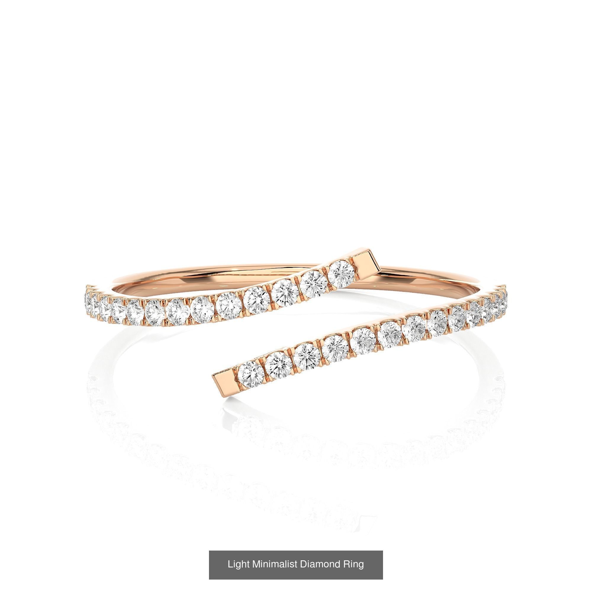 299 Light Minimalist Diamond Rings Collection _180