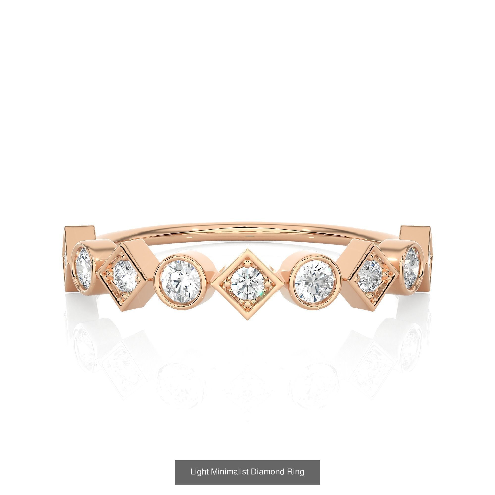 299 Light Minimalist Diamond Rings Collection _162