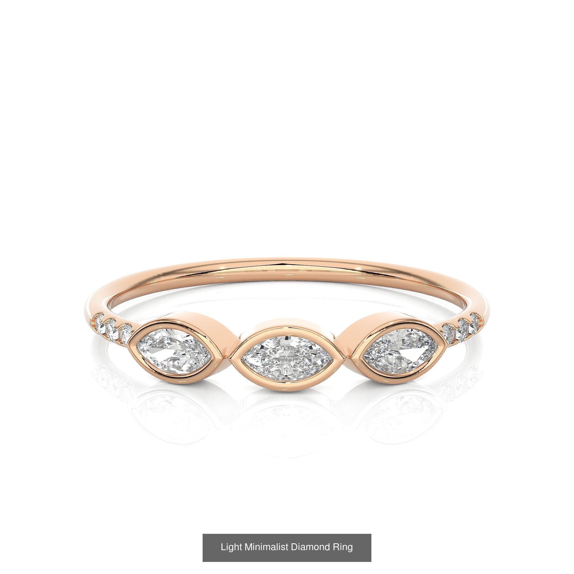 299 Light Minimalist Diamond Rings Collection _189