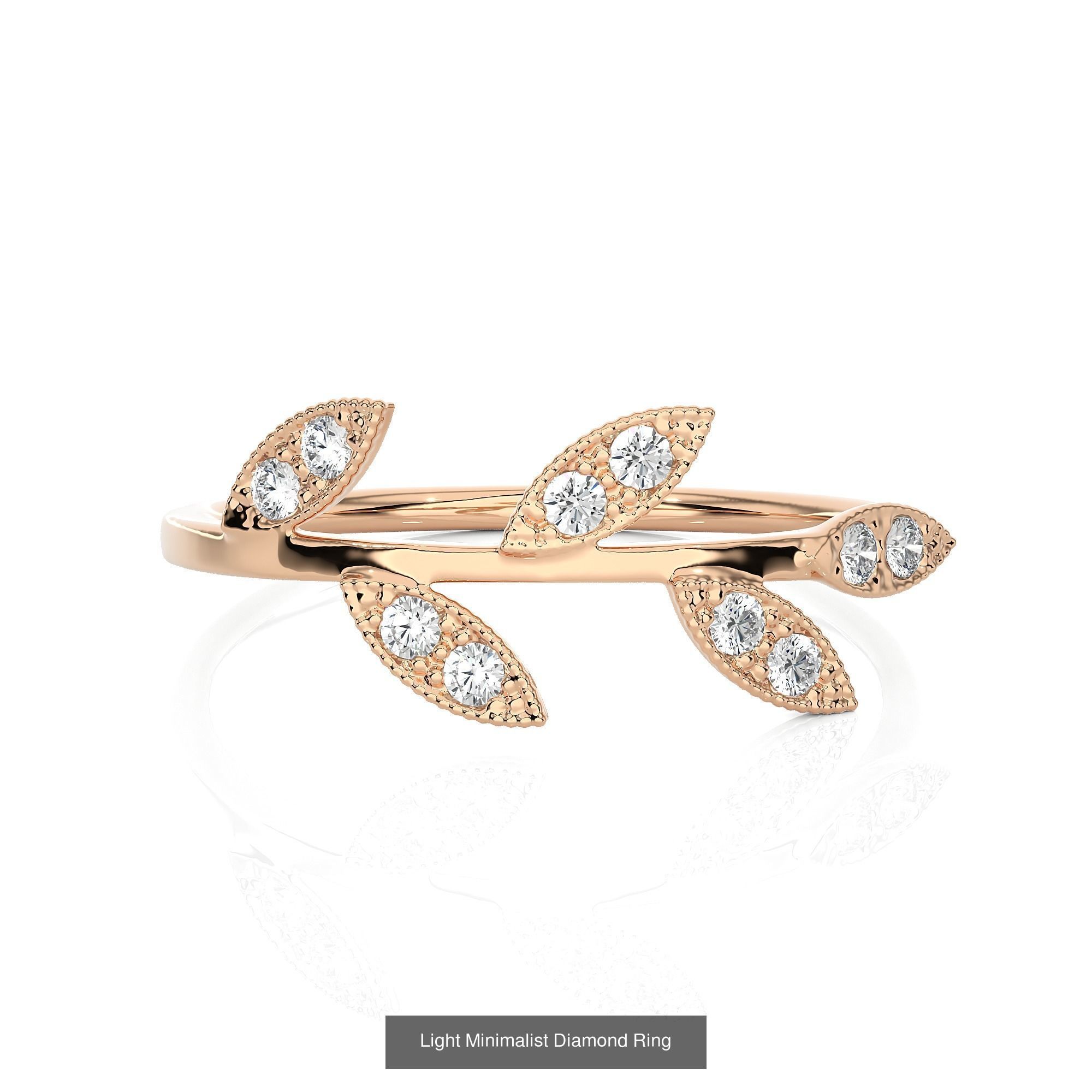 299 Light Minimalist Diamond Rings Collection _164