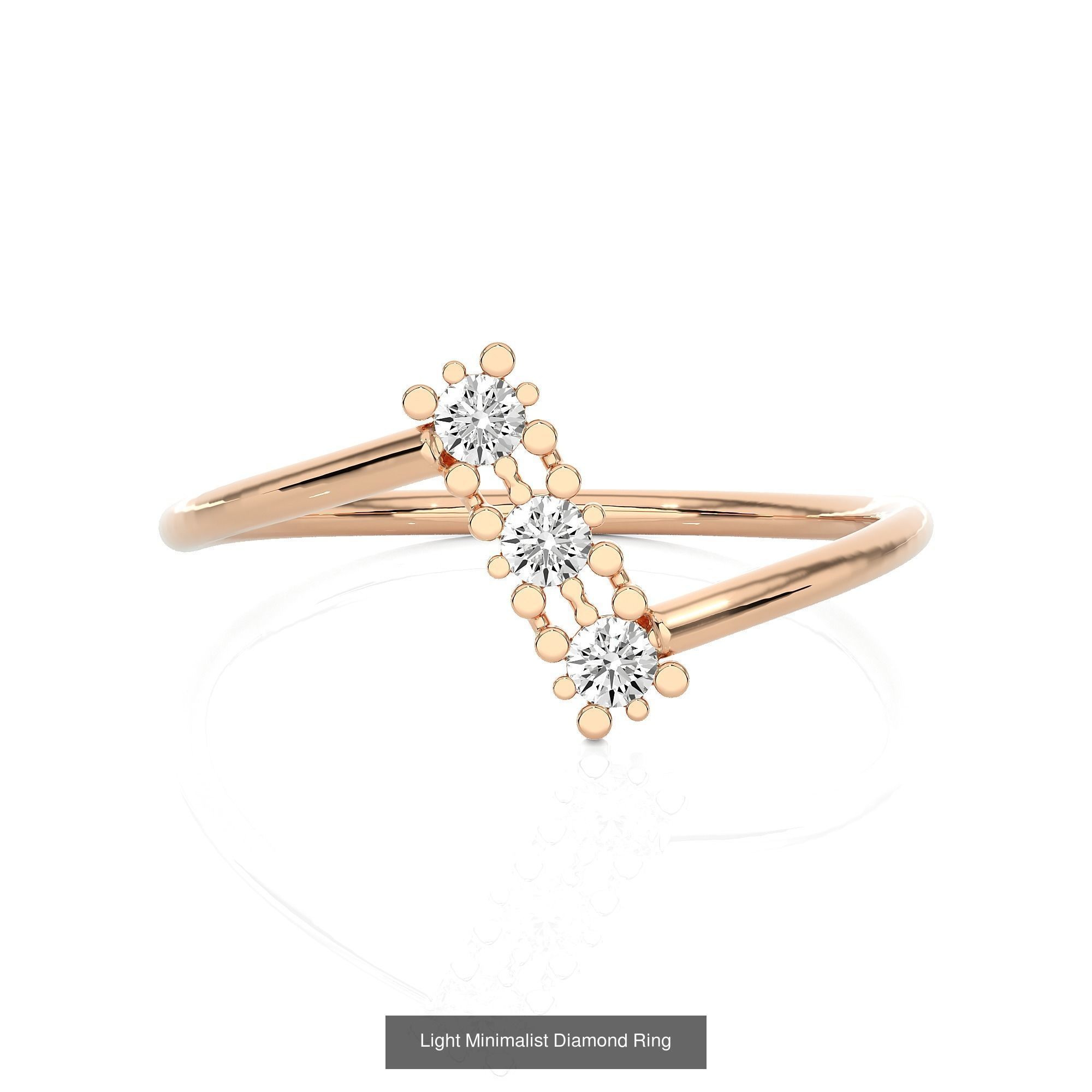 299 Light Minimalist Diamond Rings Collection _140