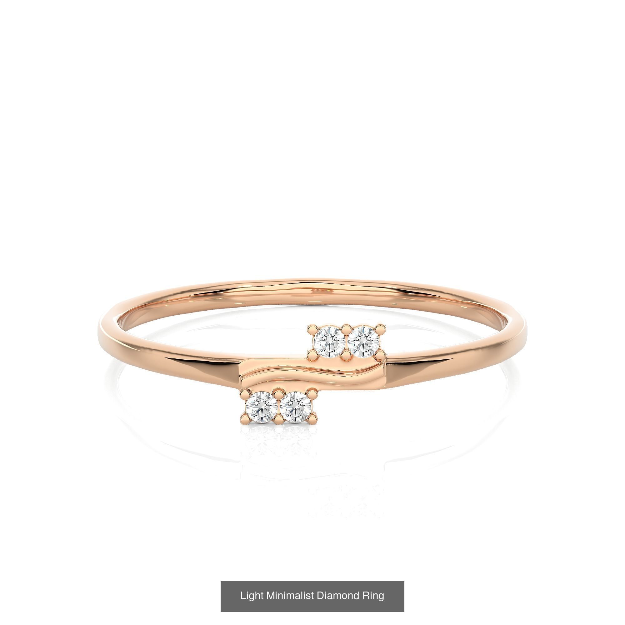 299 Light Minimalist Diamond Rings Collection _201