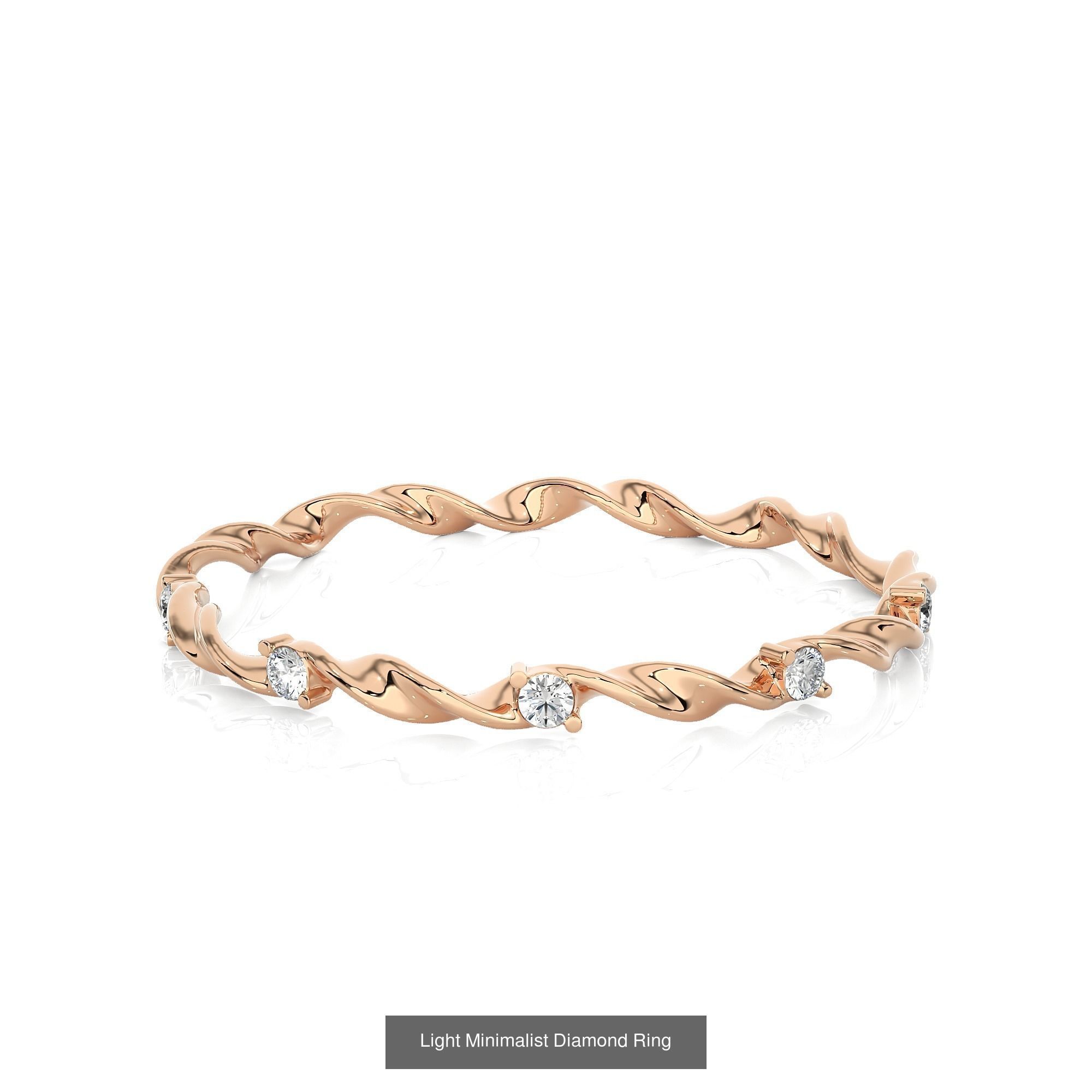 299 Light Minimalist Diamond Rings Collection _99