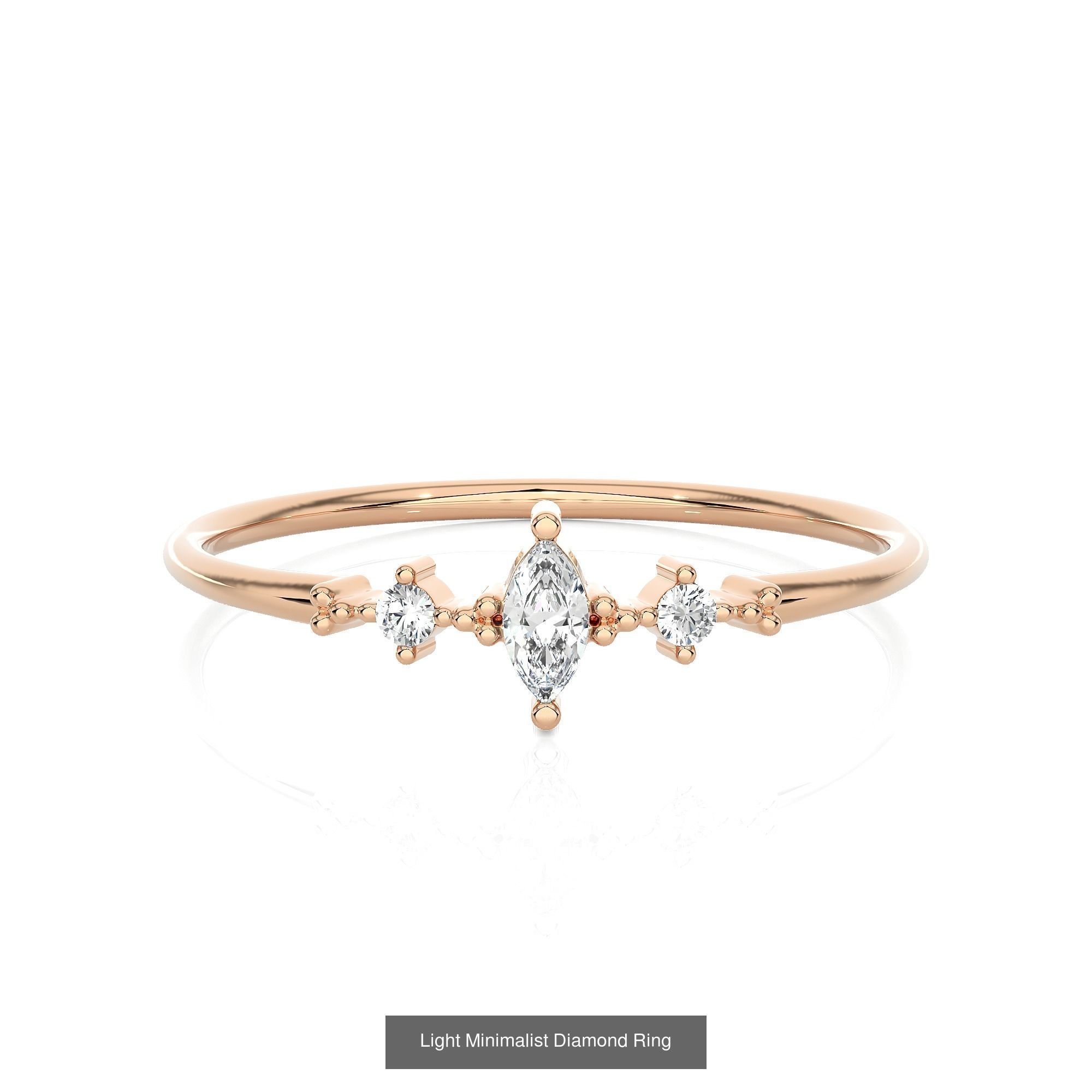 299 Light Minimalist Diamond Rings Collection _43