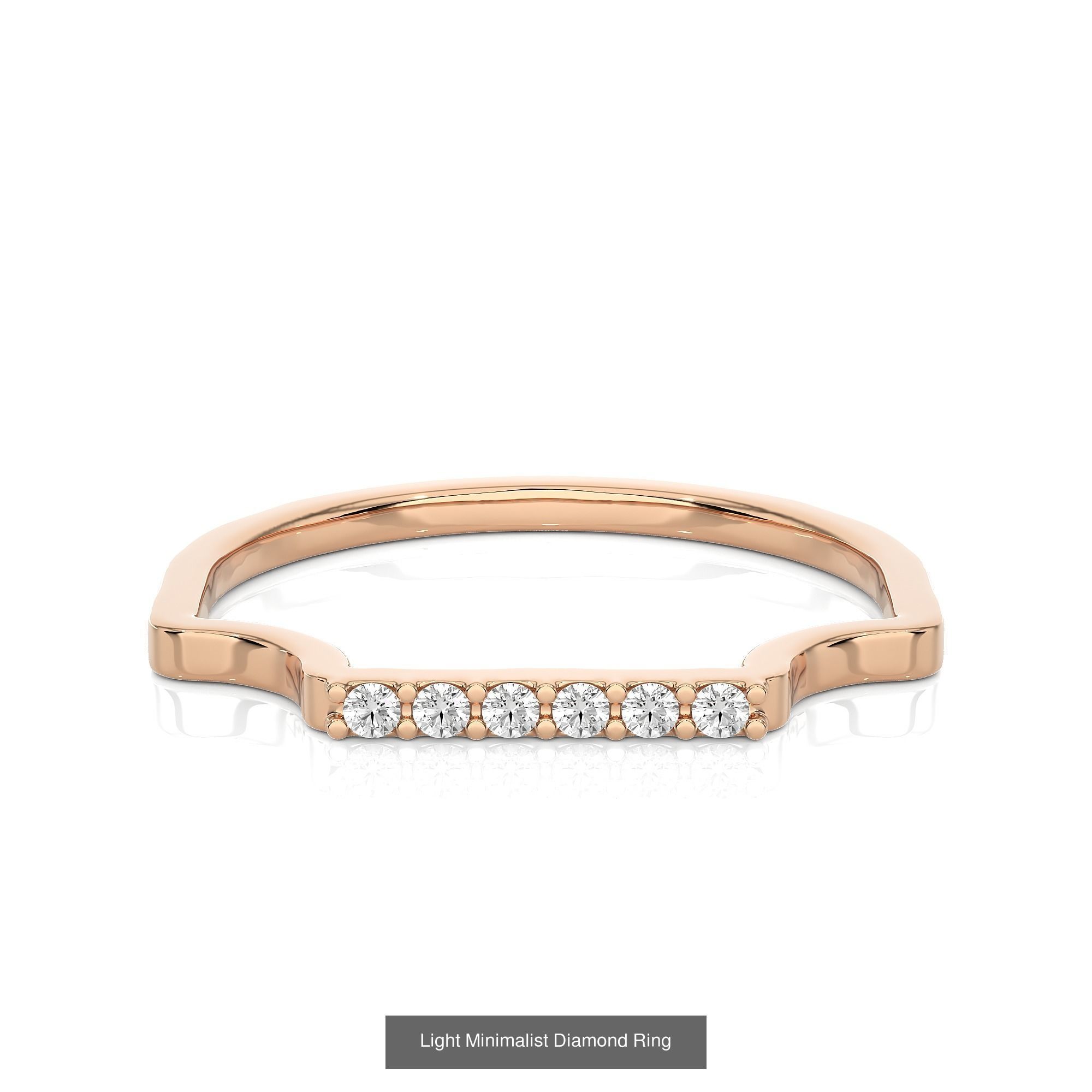 299 Light Minimalist Diamond Rings Collection _152