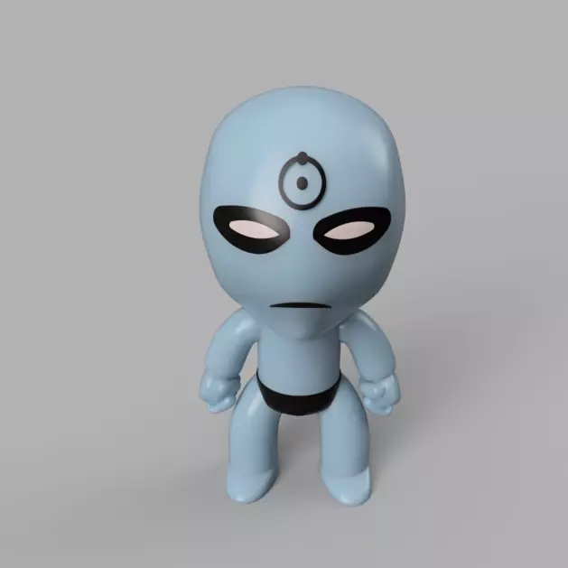DC Comics Watchmen Mini Doctor Manhattan Jon Osterman 3D model