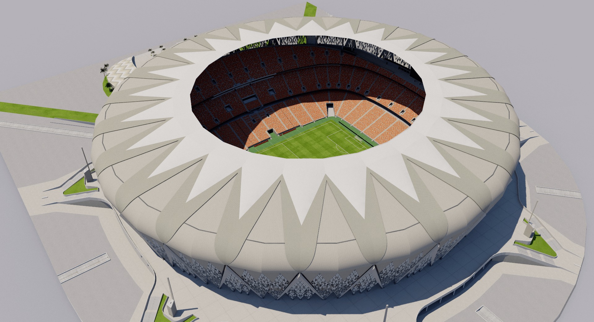 King Abdullah Sports City - Saudi Arabia 3D model_3
