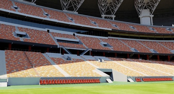 King Abdullah Sports City - Saudi Arabia 3D model 7