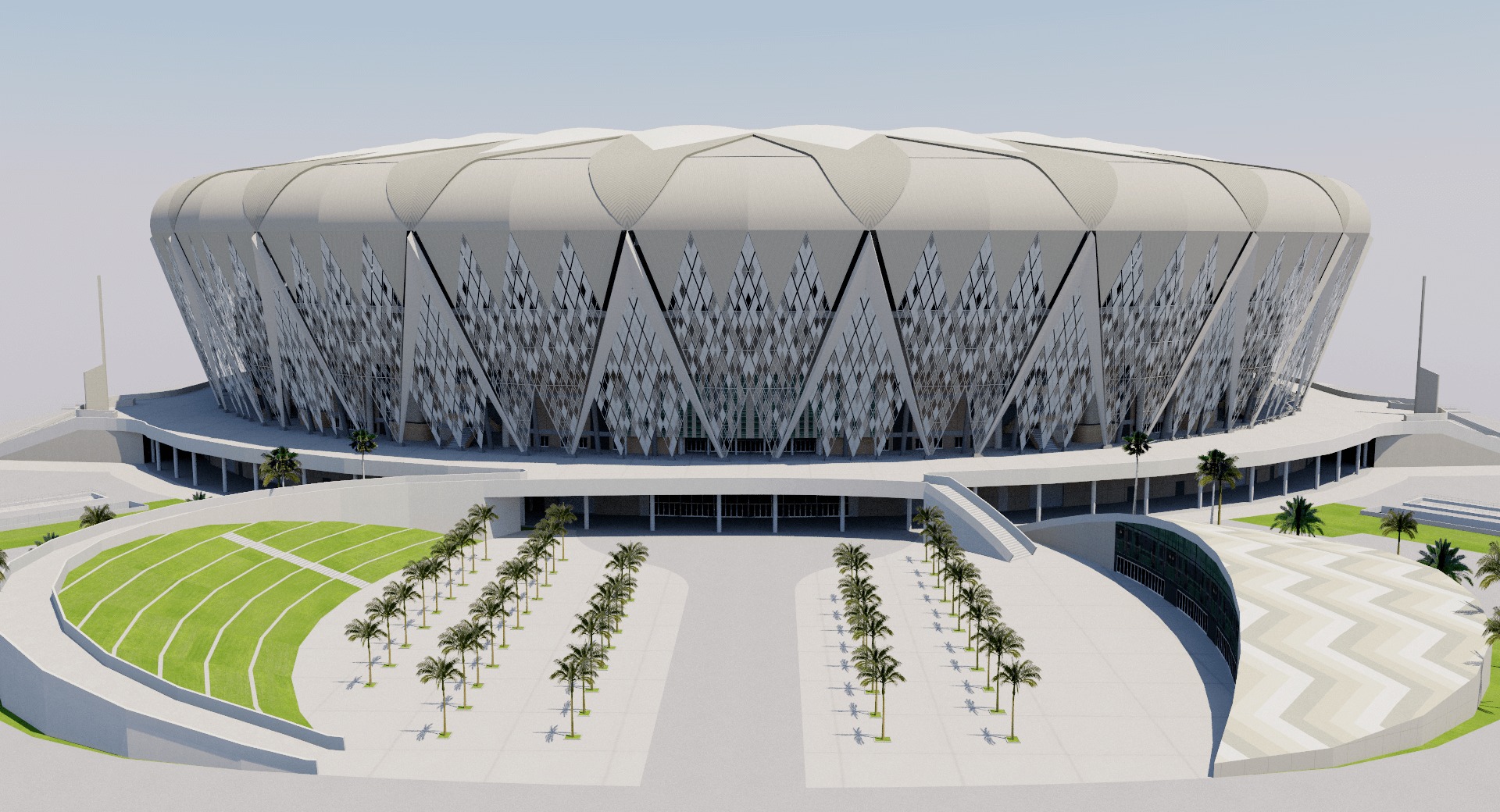 King Abdullah Sports City - Saudi Arabia 3D model_10