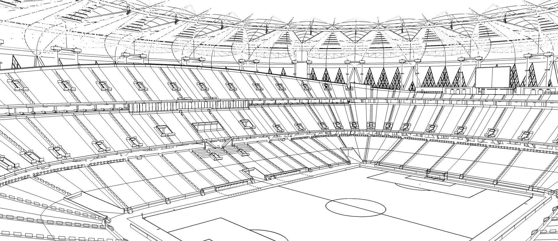 King Abdullah Sports City - Saudi Arabia 3D model_12