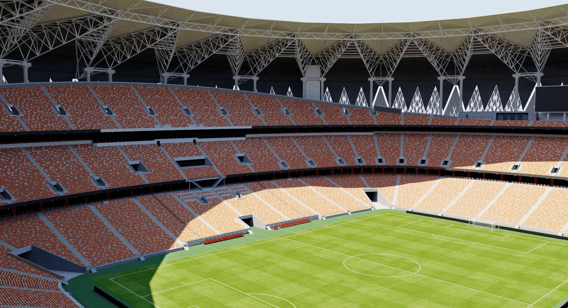 King Abdullah Sports City - Saudi Arabia 3D model_1