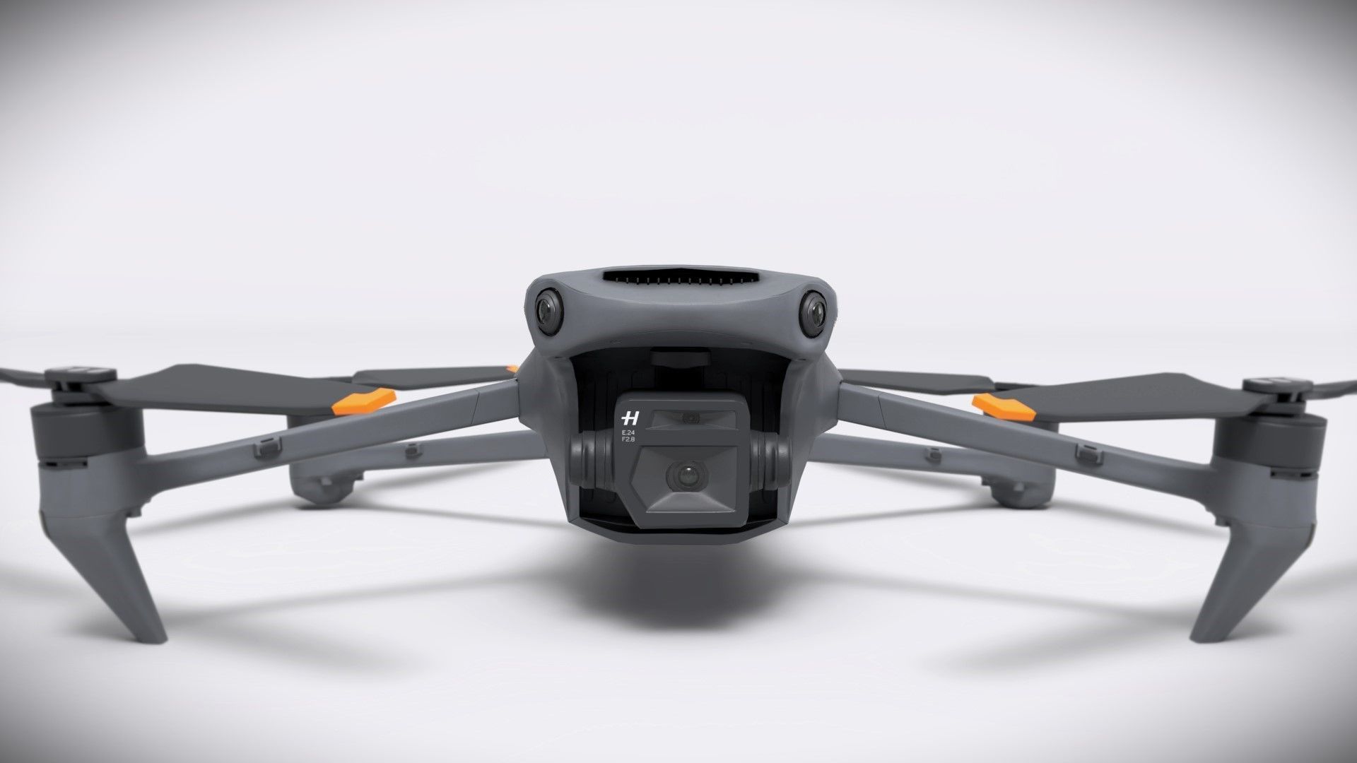 Quadcopter Drone Low-poly 3D model_2