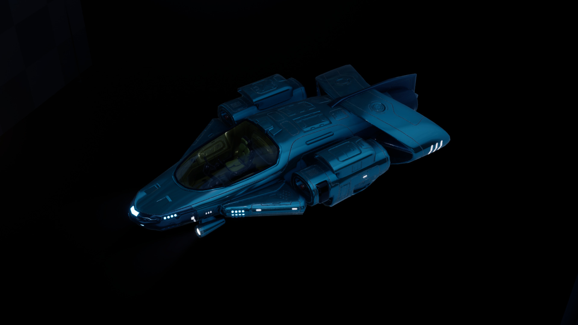 Sci-Fi Submarine  3D model_9