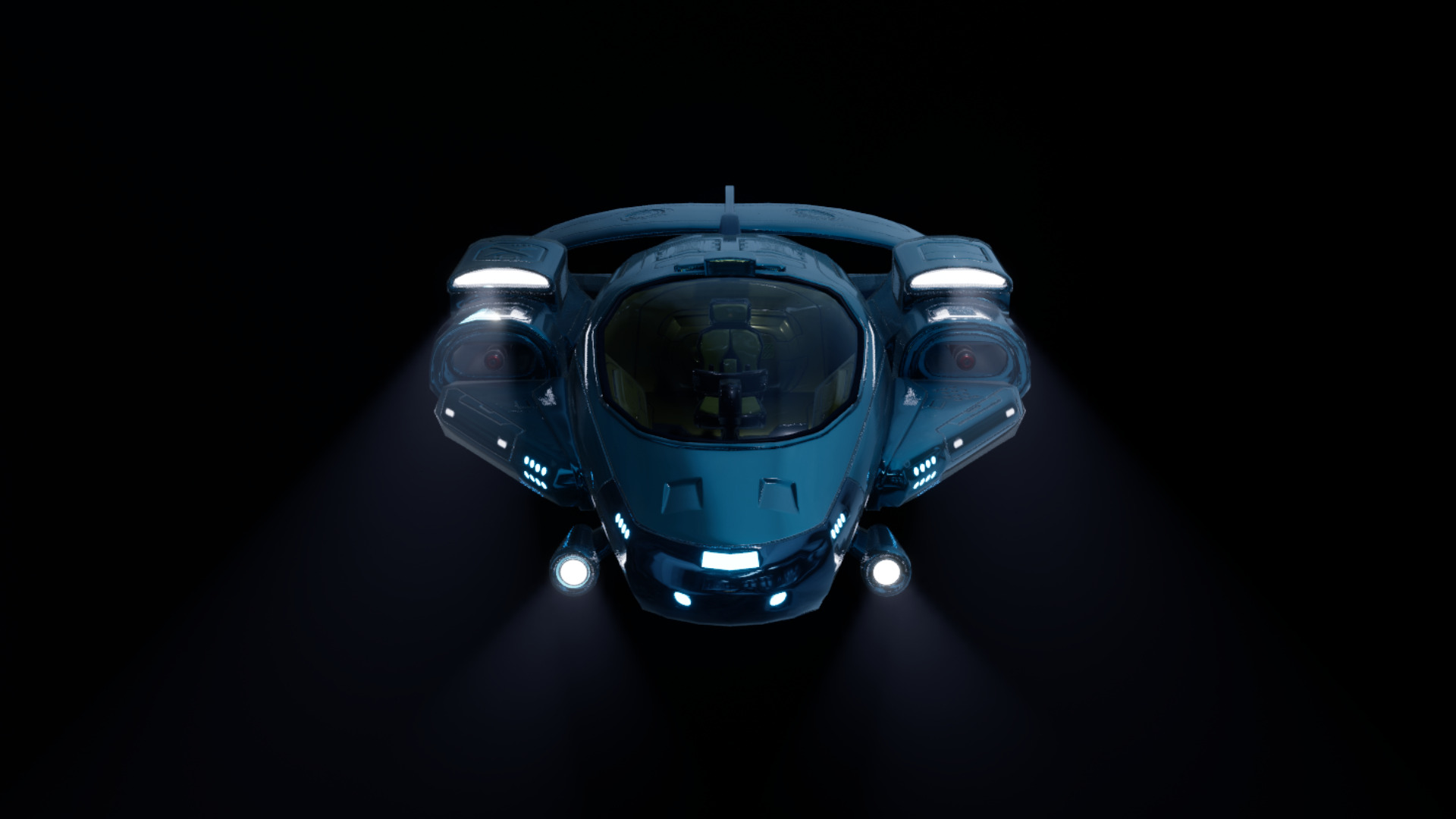 Sci-Fi Submarine  3D model_7