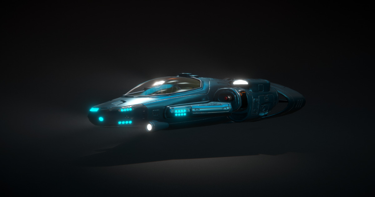 Sci-Fi Submarine  3D model_12