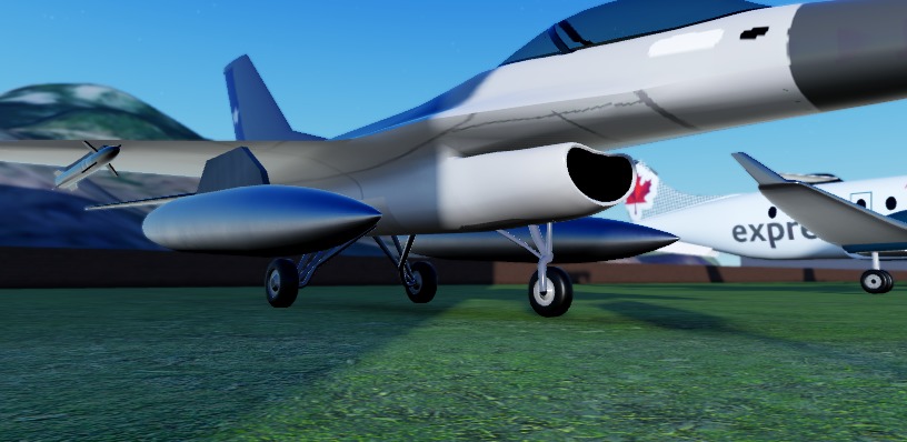 F-16 Aircraft 3D model_2