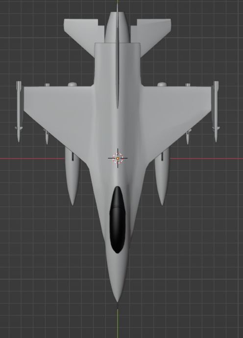 F-16 Aircraft 3D model_4