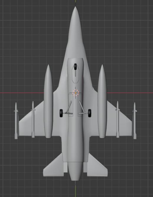 F-16 Aircraft 3D model_5