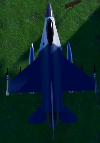 F-16 Aircraft 3D model_3