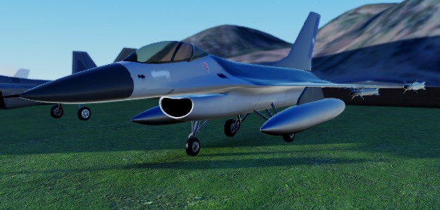 F-16 Aircraft 3D model_1