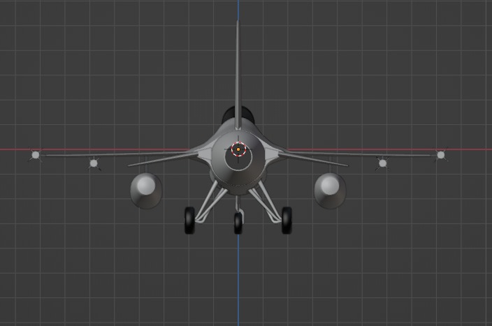 F-16 Aircraft 3D model_7