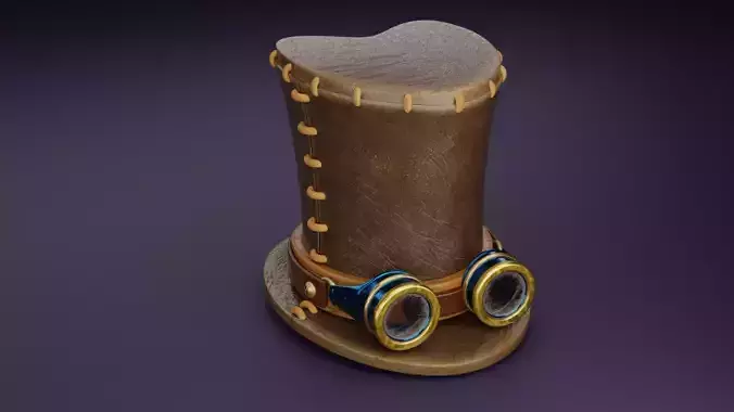 Steampunk Hat and Glasses