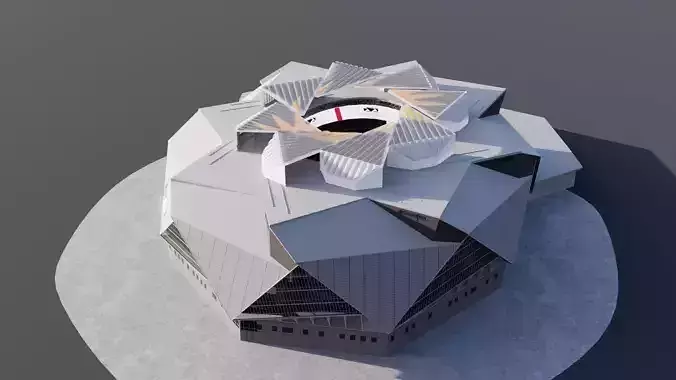 Mercedes benz Stadium 3D model
