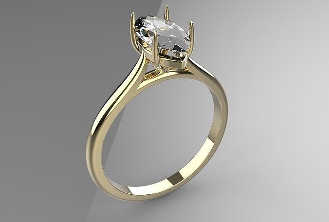 rings 3D print model