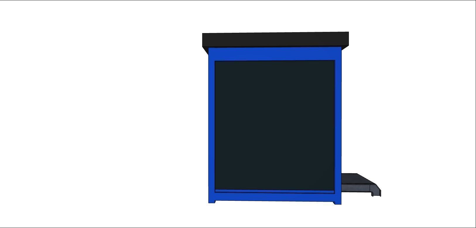 container guard booth 600cm x 250cm many formats 3D model_8