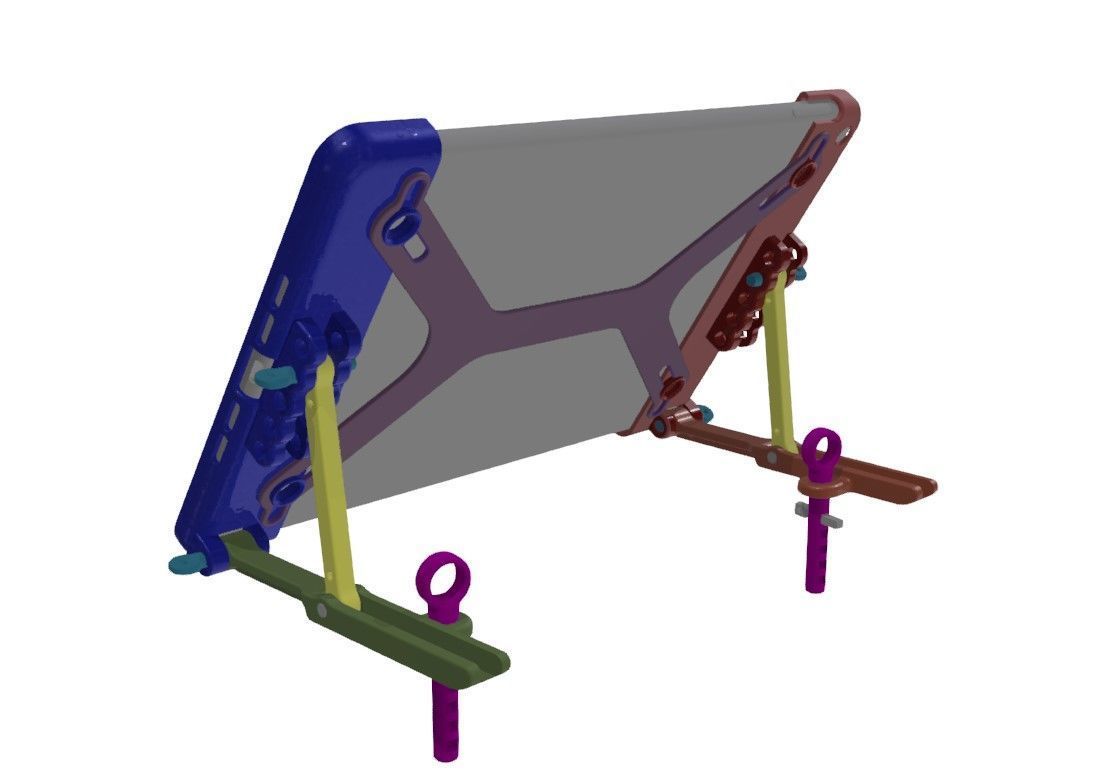 Ipad 9 generation Holder 3D print model_1