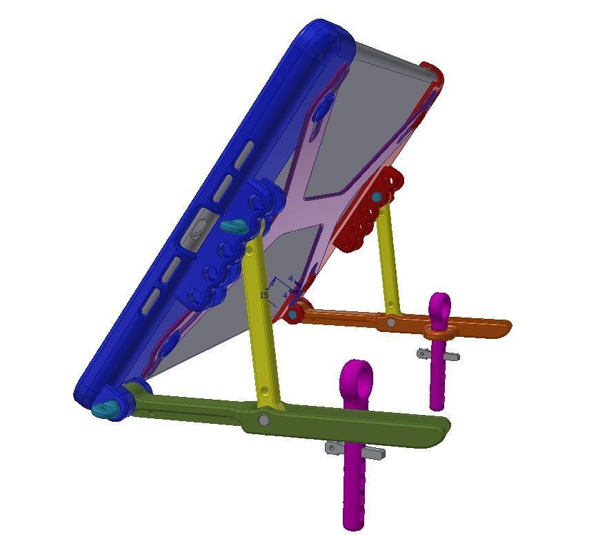 Ipad 9 generation Holder 3D print model_13