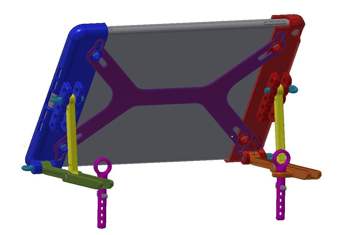 Ipad 9 generation Holder 3D print model_15