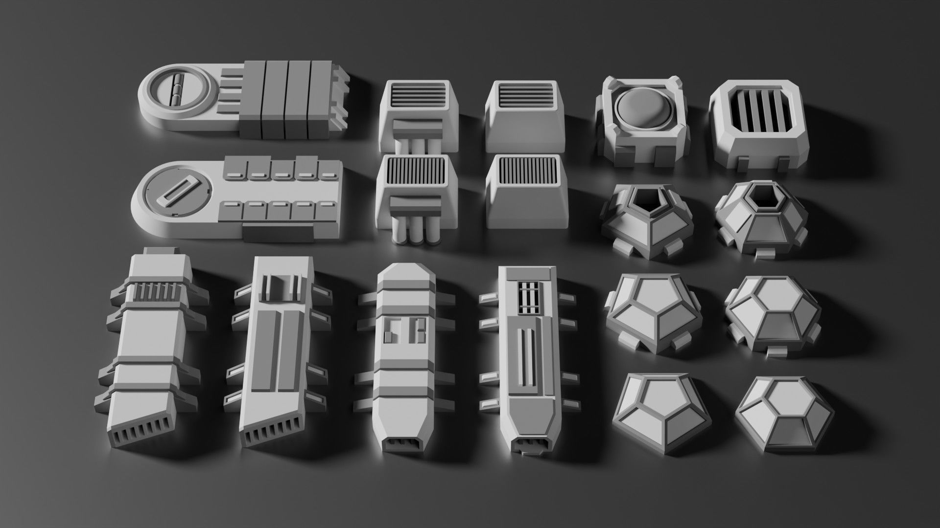 Sci-Fi Greebles Pack 3 3D model_3
