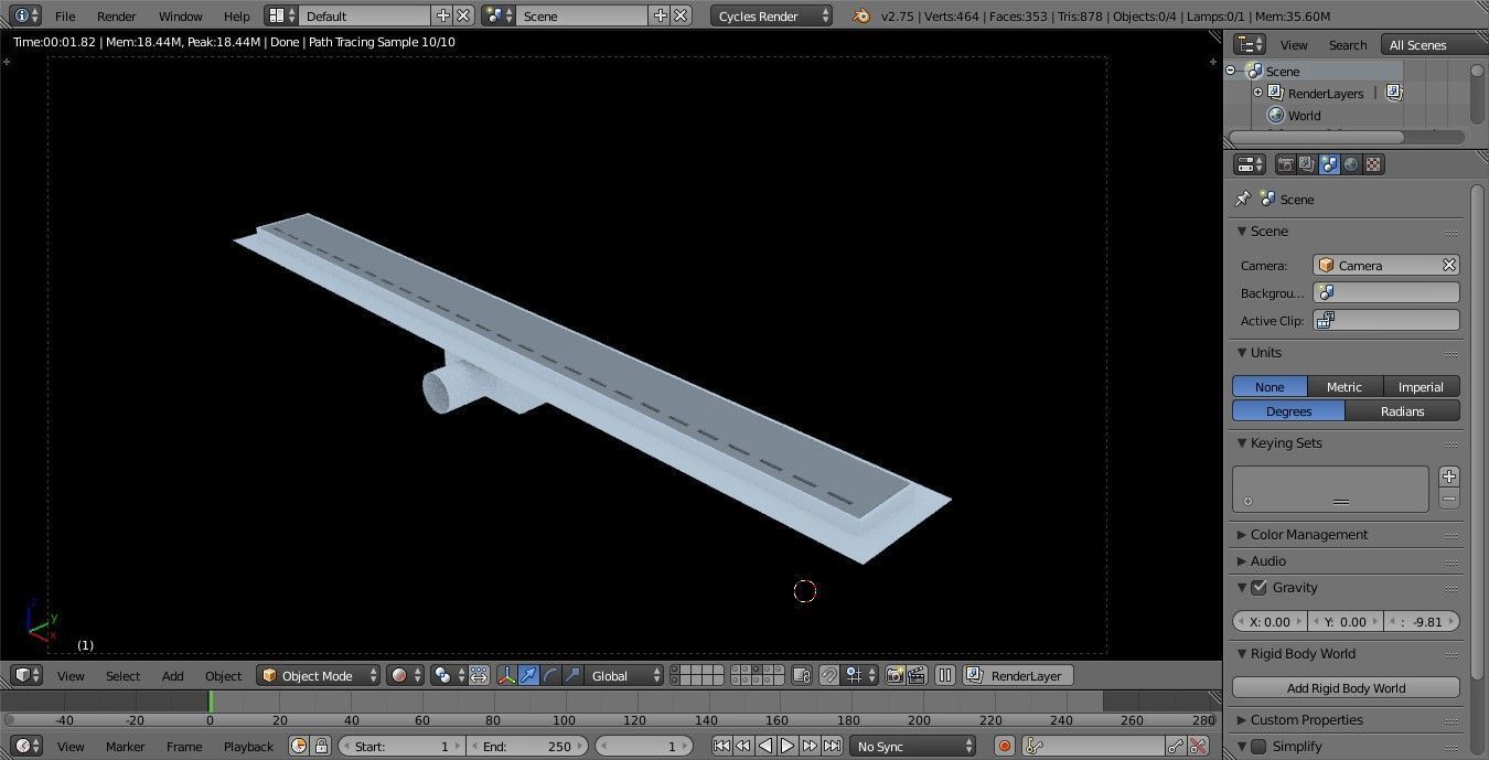 shower drains pack many formats 3D model_8