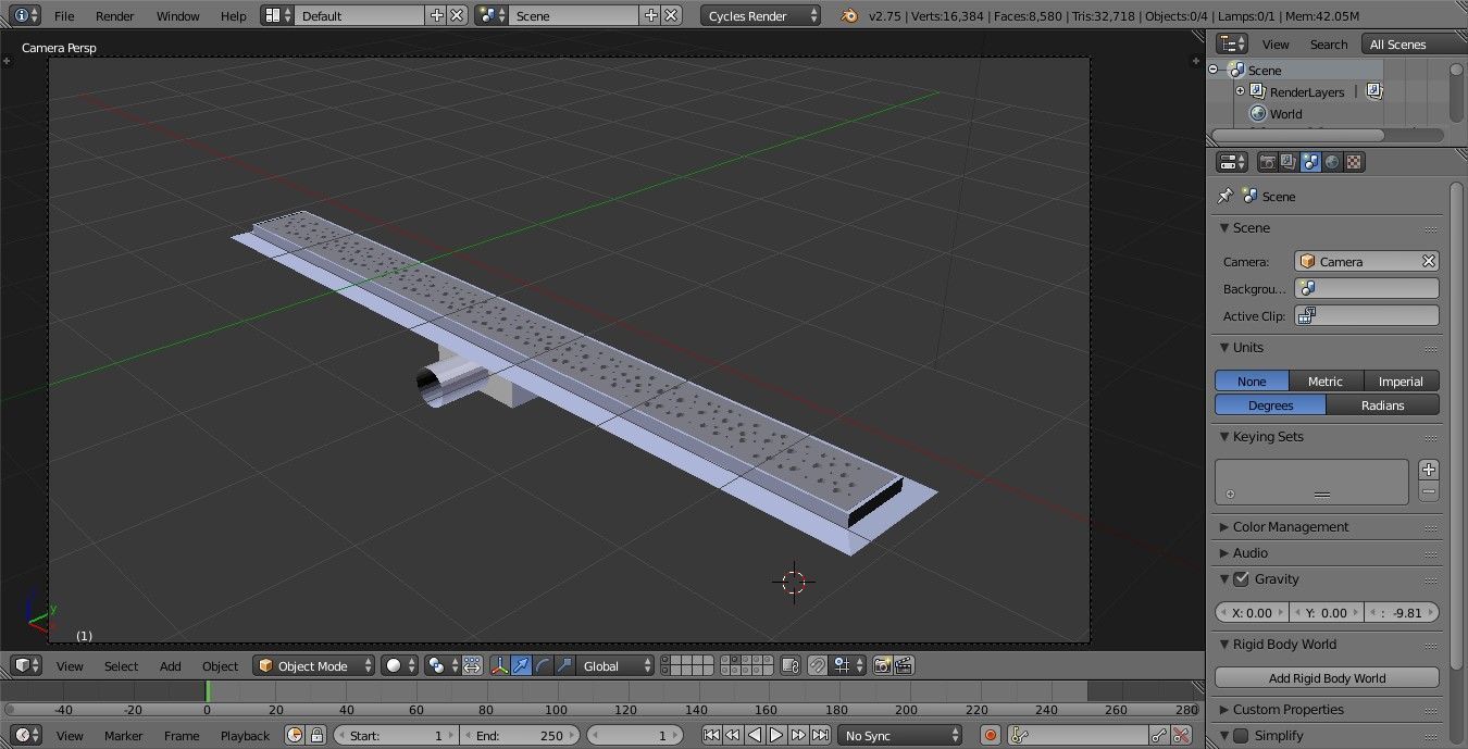 shower drains pack many formats 3D model_6