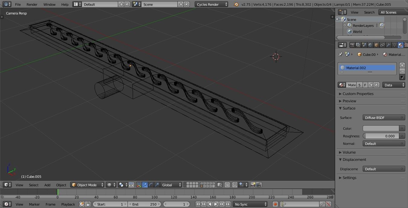shower drains pack many formats 3D model_16